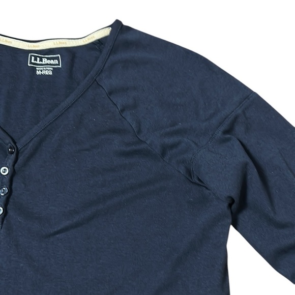 L.L..Bean Women tunic,loungewear,sleepdress,PJ, Blue,
Raglan sleeve,knee length - Picture 2 of 11